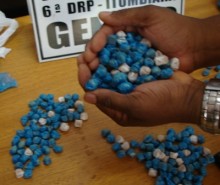 Genarc de Itumbiara faz apreensão de 257 pedras de crack em quintal