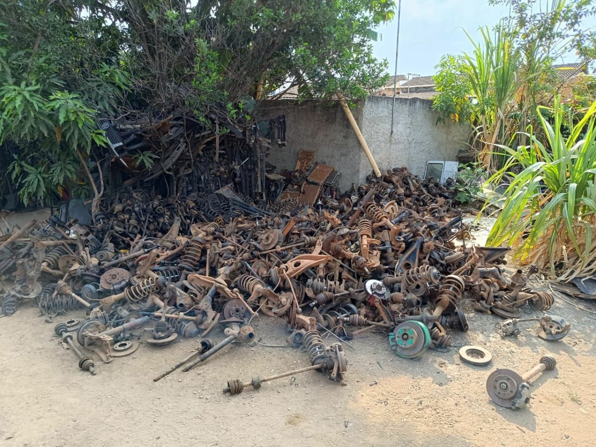 Operação no Entorno do DF combate comércio de peças de veículos roubados e furtados