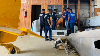 PCGO investiga hangar suspeito de manutenção clandestina de aeronaves
