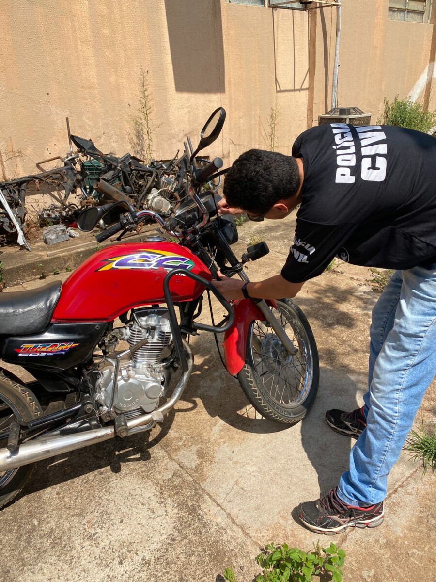Homem é preso em Aparecida de Goiânia com motocicleta adulterada em casa