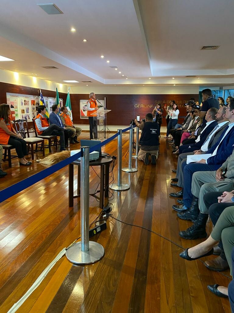 Delegado-geral participa do lançamento da Operação Goiás Alerta e Solidário
