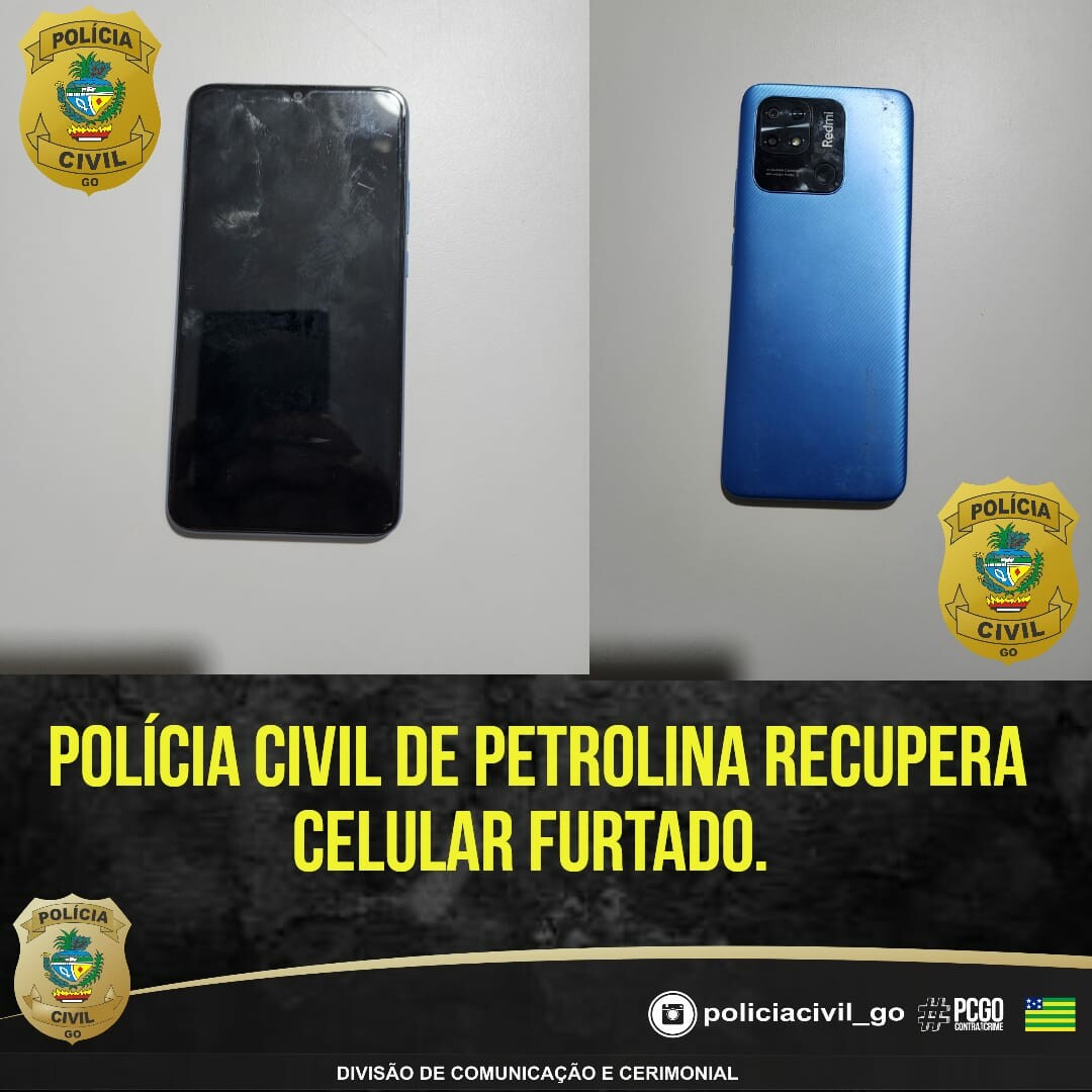 Polícia Civil recupera celular furtado com adolescente em Petrolina