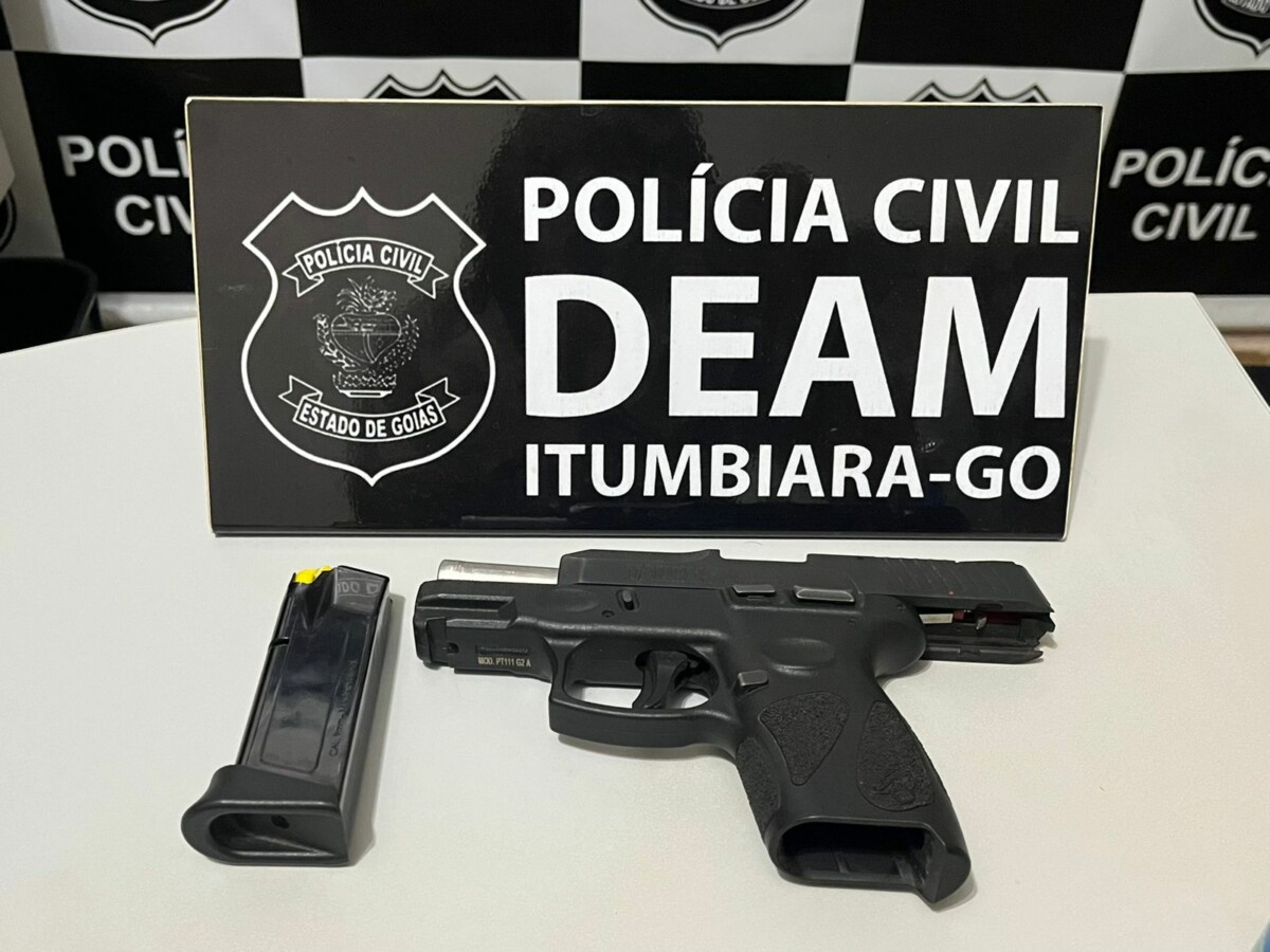 Polícia Civil apreende arma usada por homem para ameaçar ex-companheira