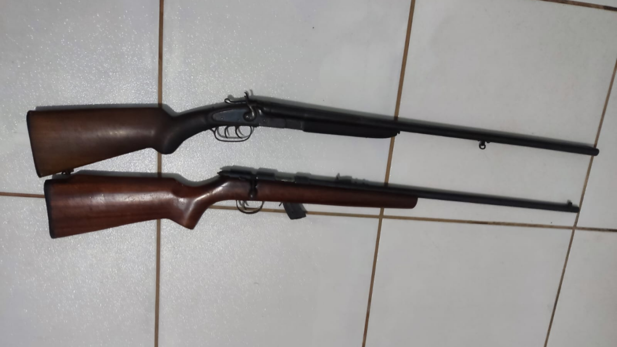 Homem é preso, em flagrante, por porte ilegal de arma de fogo, em Mozarlândia