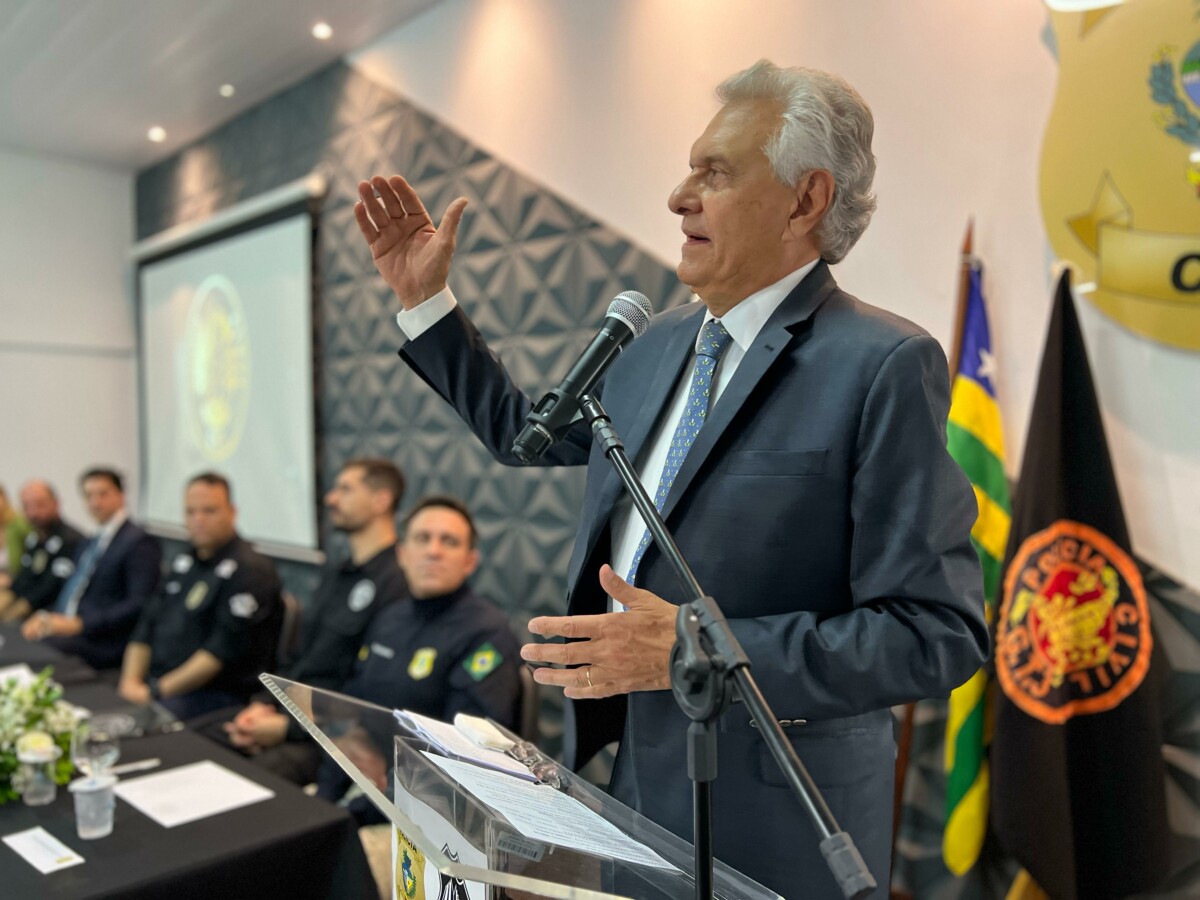 Polícia Civil comemora 25 anos da CORE/GT3 em evento com governador Caiado