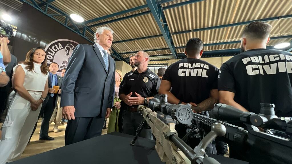Polícia Civil comemora 25 anos da CORE/GT3 em evento com governador Caiado