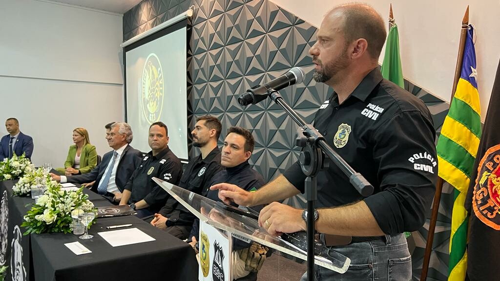 Polícia Civil comemora 25 anos da CORE/GT3 em evento com governador Caiado