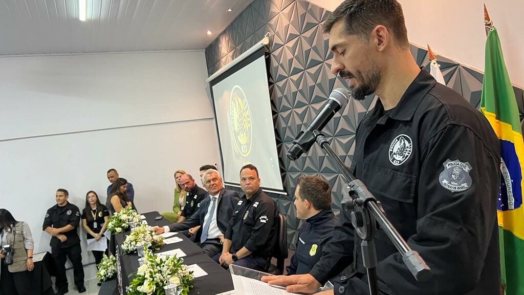 Polícia Civil comemora 25 anos da CORE/GT3 em evento com governador Caiado