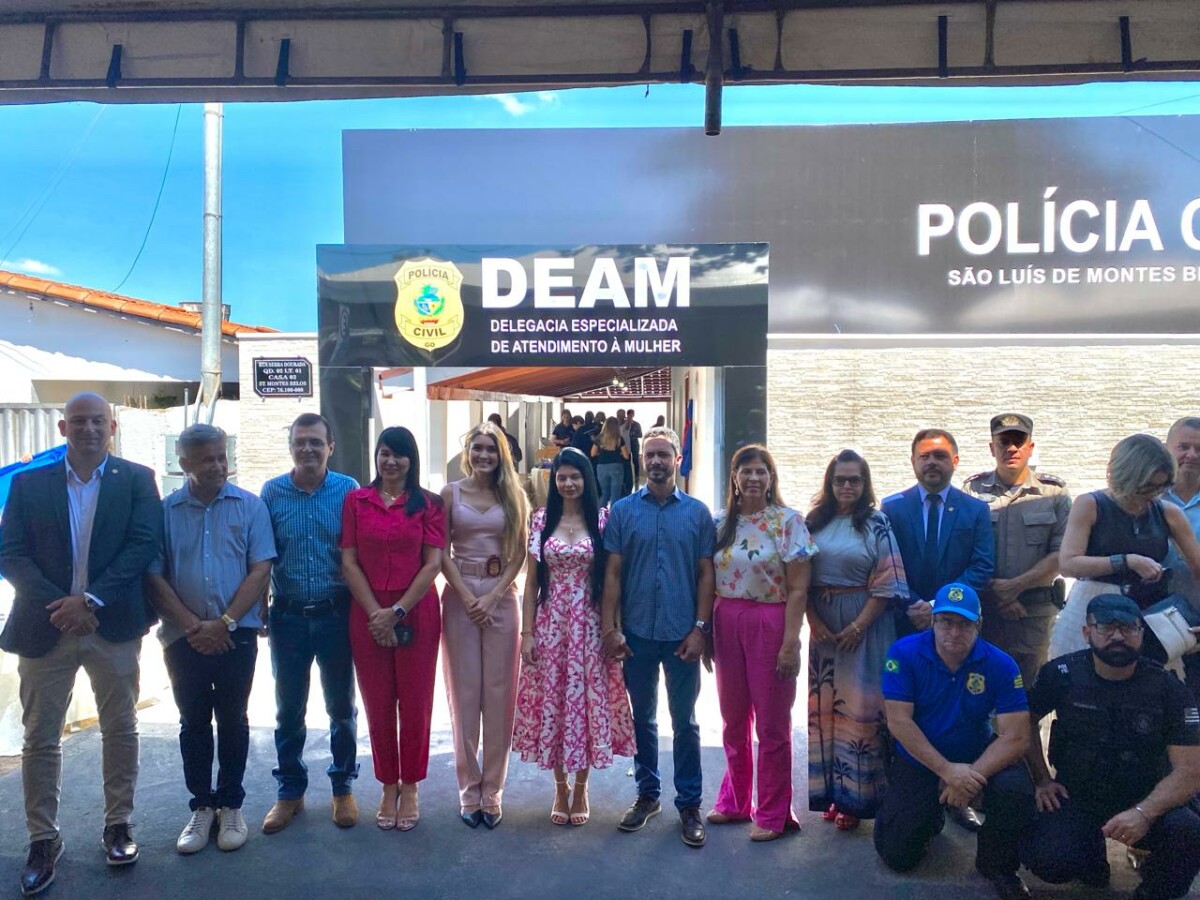 Polícia Civil inaugura Delegacia da Mulher em São Luís de Montes Belos