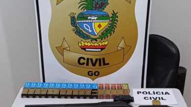 Armas de fogo e munições são apreendidas pela PC na casa de suspeito de maus-tratos a animais