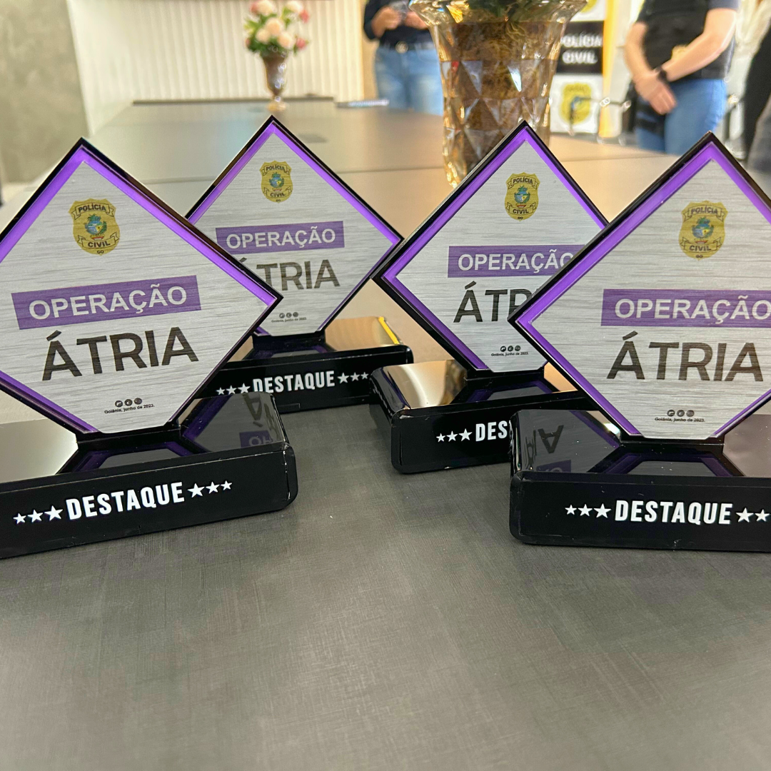 Operação Átria: PCGO homenageia delegacias da mulher que foram destaques