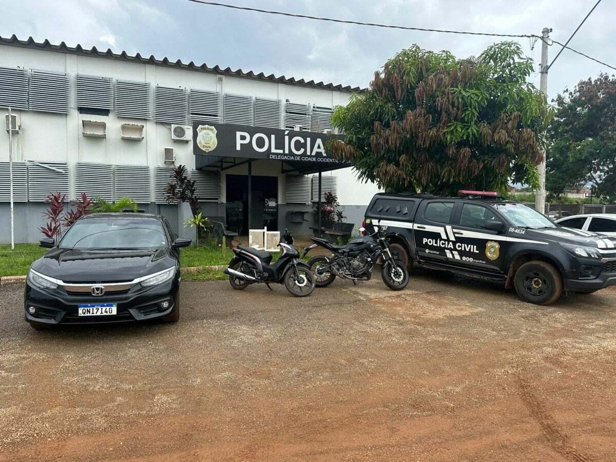 Operação em Cidade Ocidental apreende armas, drogas e produtos contrabandeados