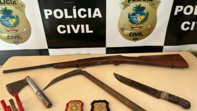 Polícia Civil prende suspeito de violência doméstica na posse de armas ilegais
