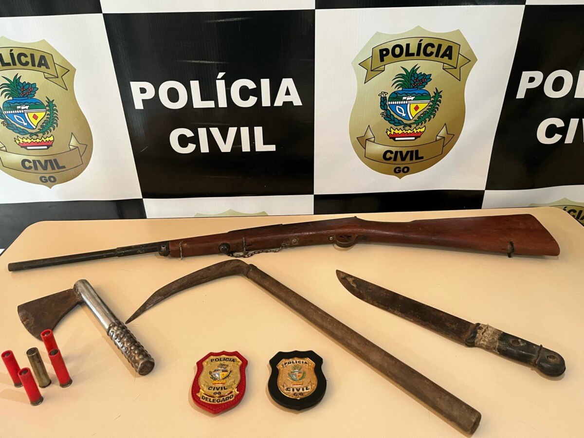 Polícia Civil prende suspeito de violência doméstica na posse de armas ilegais