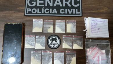 Homem é preso por traficar drogas na proximidade de escola na Cidade de Goiás