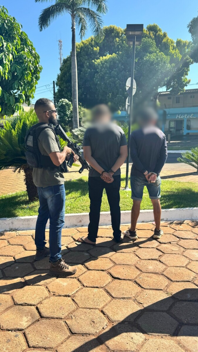 PCGO prende em Quirinópolis foragidos da Paraíba por homicídio
