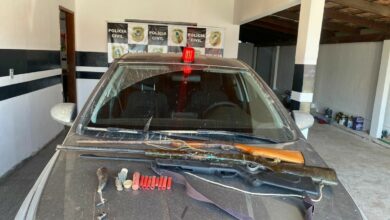 Homem é preso por posse irregular de arma de fogo em São Domingos