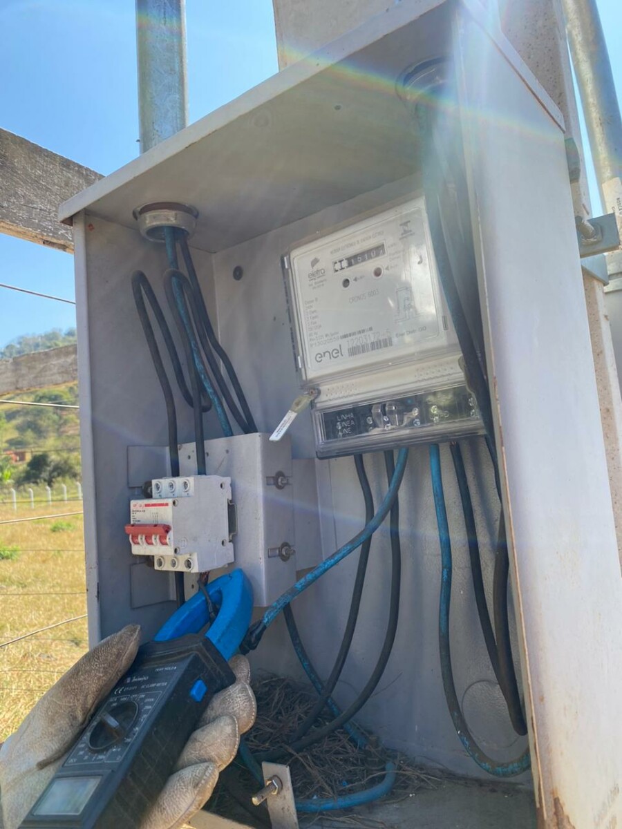 Preso em flagrante investigado por furto de energia em área de chácaras de Inhumas