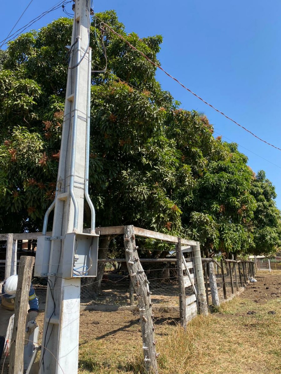 Preso em flagrante investigado por furto de energia em área de chácaras de Inhumas