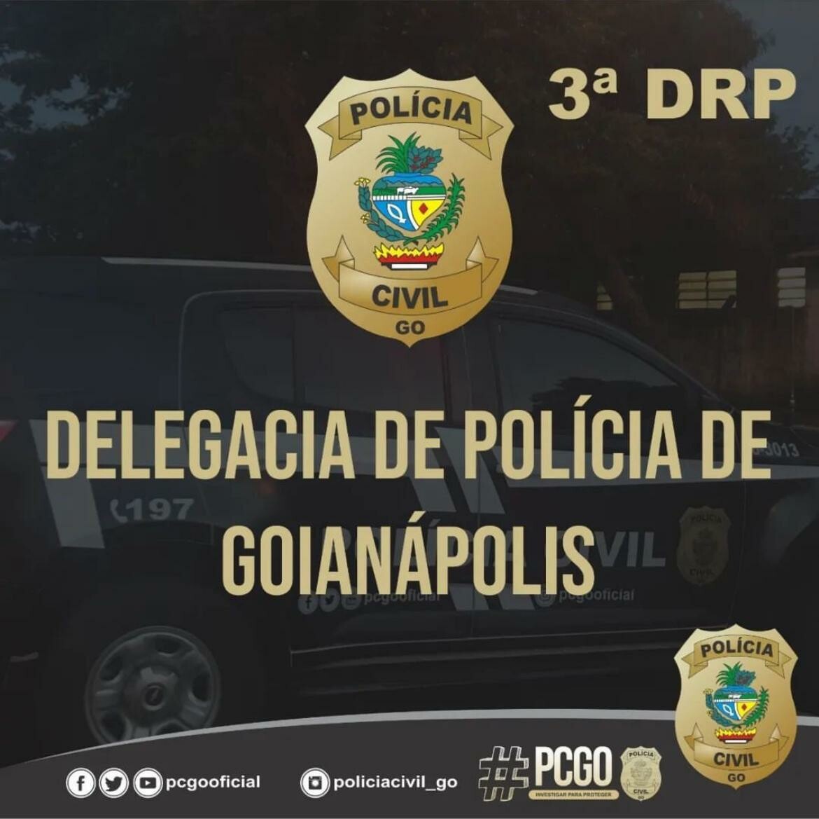 PCGO prende homem que descumpriu protetivas e matou vítima que conversava com sua ex-mulher, em Goianápolis