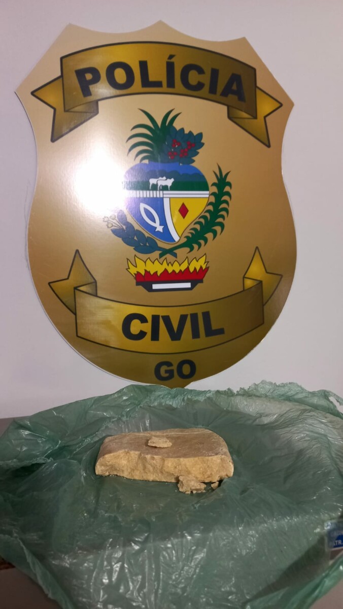 PC prende suspeito de tráfico de drogas em Cachoeira Dourada