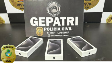 PCGO prende dois em flagrante em Valparaíso por receptação de celulares