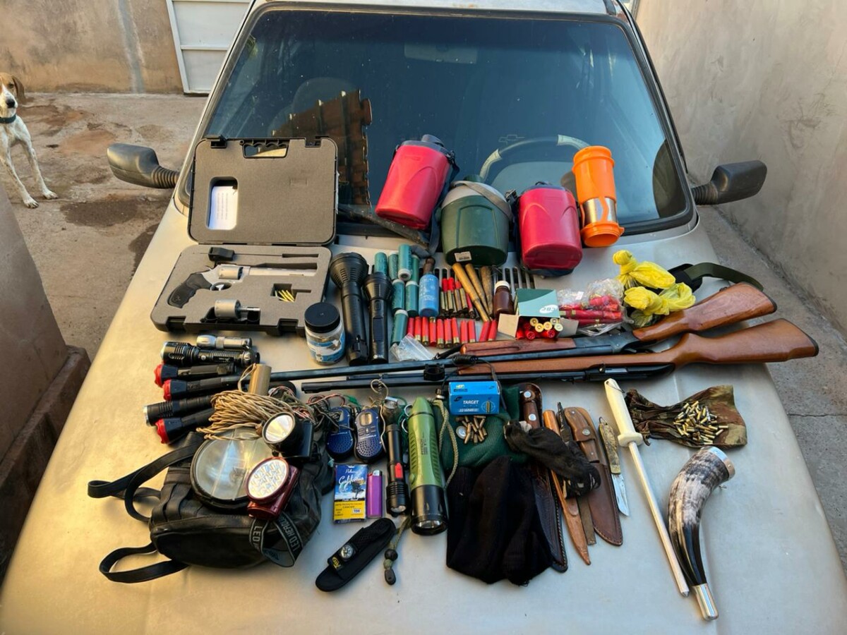 Operação em Mambaí combate caça ilegal e predatória de animais silvestres