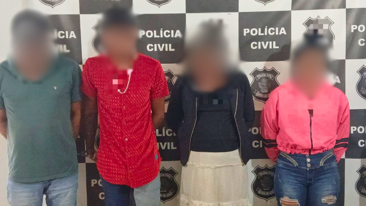 PCGO prende grupo por tentar aplicar golpe em banco de Corumbá de Goiás