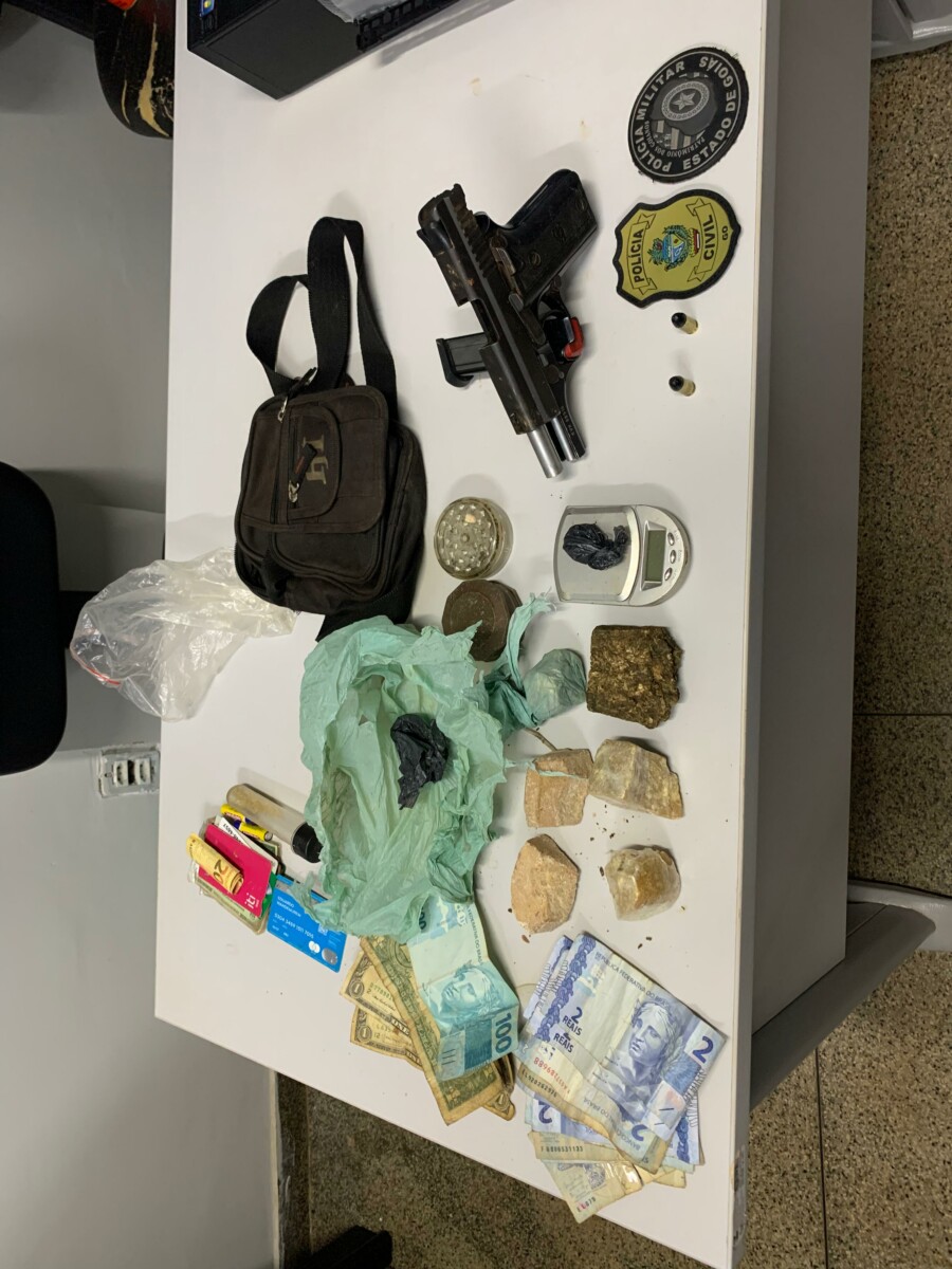 Operação prende em Planaltina investigado por homicídio, tráfico de drogas e posse irregular de arma
