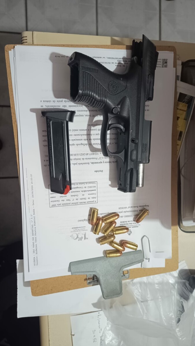 Polícia Civil apreende arma de fogo usada para ame
