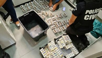 Operação conjunta da PC e Vigilância Sanitária apreendem medicamentos controlados e anabolizantes com educador físico e nutricionista, em Goiânia