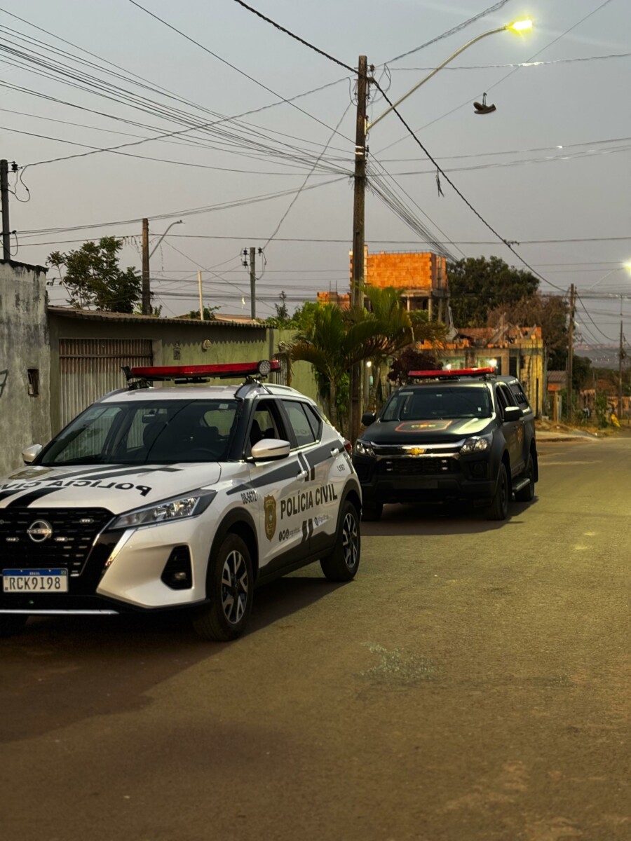 Polícia Civil faz operação, com apoio da PMGO, contra suspeitos de homicídio em Cidade Ocidental