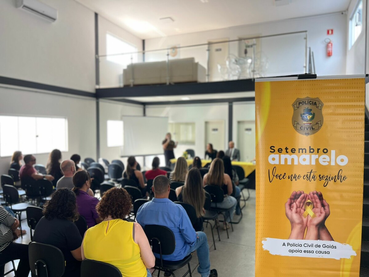 Setembro Amarelo: Polícia Civil faz palestra sobre a cura pela fala