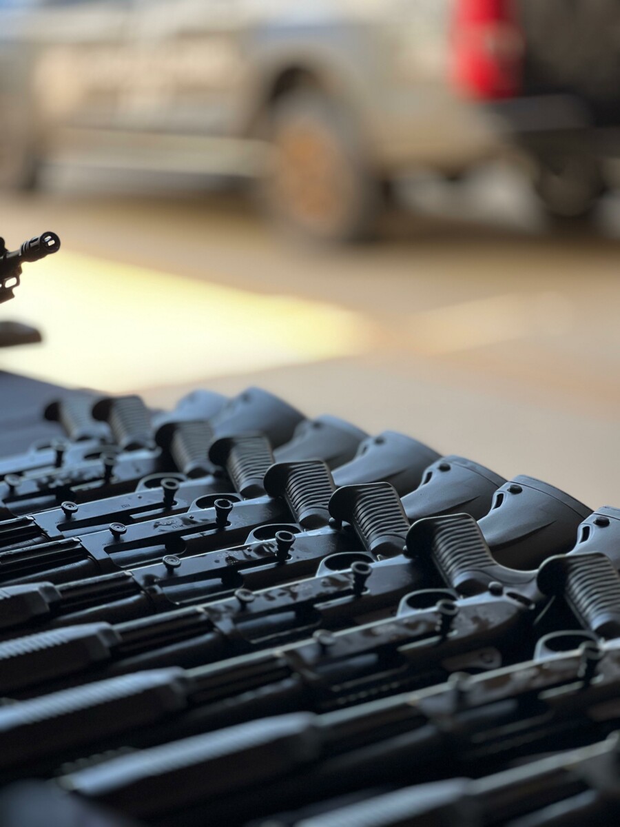 Direção-Geral da PCGO entrega novos equipamentos bélicos para a CORE/GT3