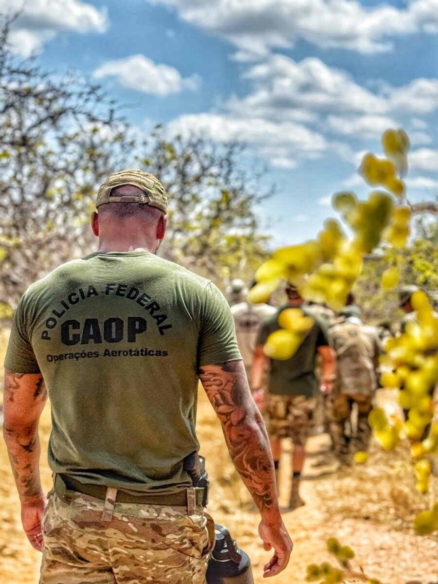 Policial civil da CORE/GT3-PCGO participa como instrutor de curso de operações aerotáticas da Polícia Federal