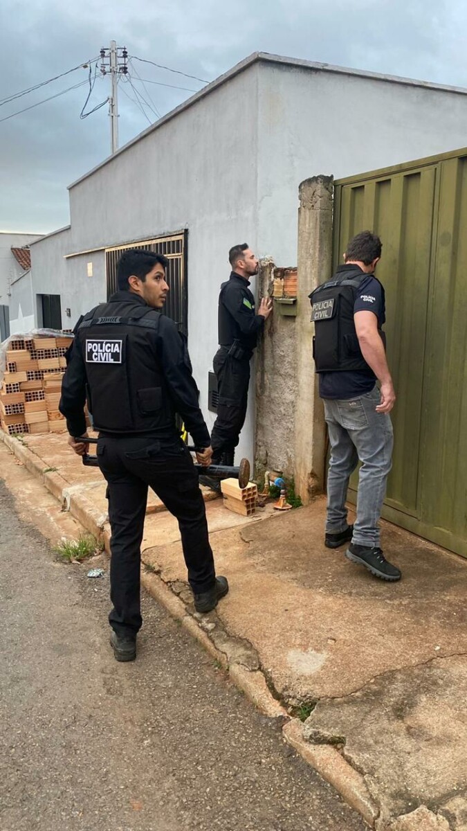 Polícia Civil faz operação contra investigados por associação para o tráfico de drogas em Pires do Rio