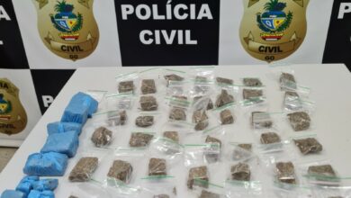 PCGO prende homem por tráfico de drogas e ameaça à mãe, em Cachoeira Alta