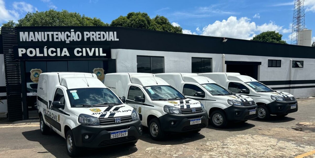 Polícia Civil entrega novos veículos que serão usados de serviços administrativos