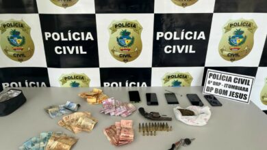 PCGO prende em flagrante trio de traficantes e desarticula ponto de drogas em Bom Jesus