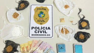 PCGO prende em flagrante dois indivíduos por tráfico de drogas em Morrinhos