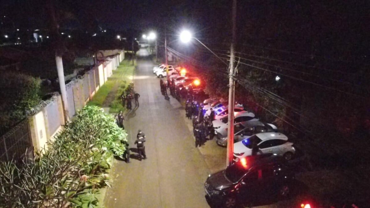 ‘Avalanche’ PCGO deflagra operação contra o tráfico de drogas em Cachoeira Dourada