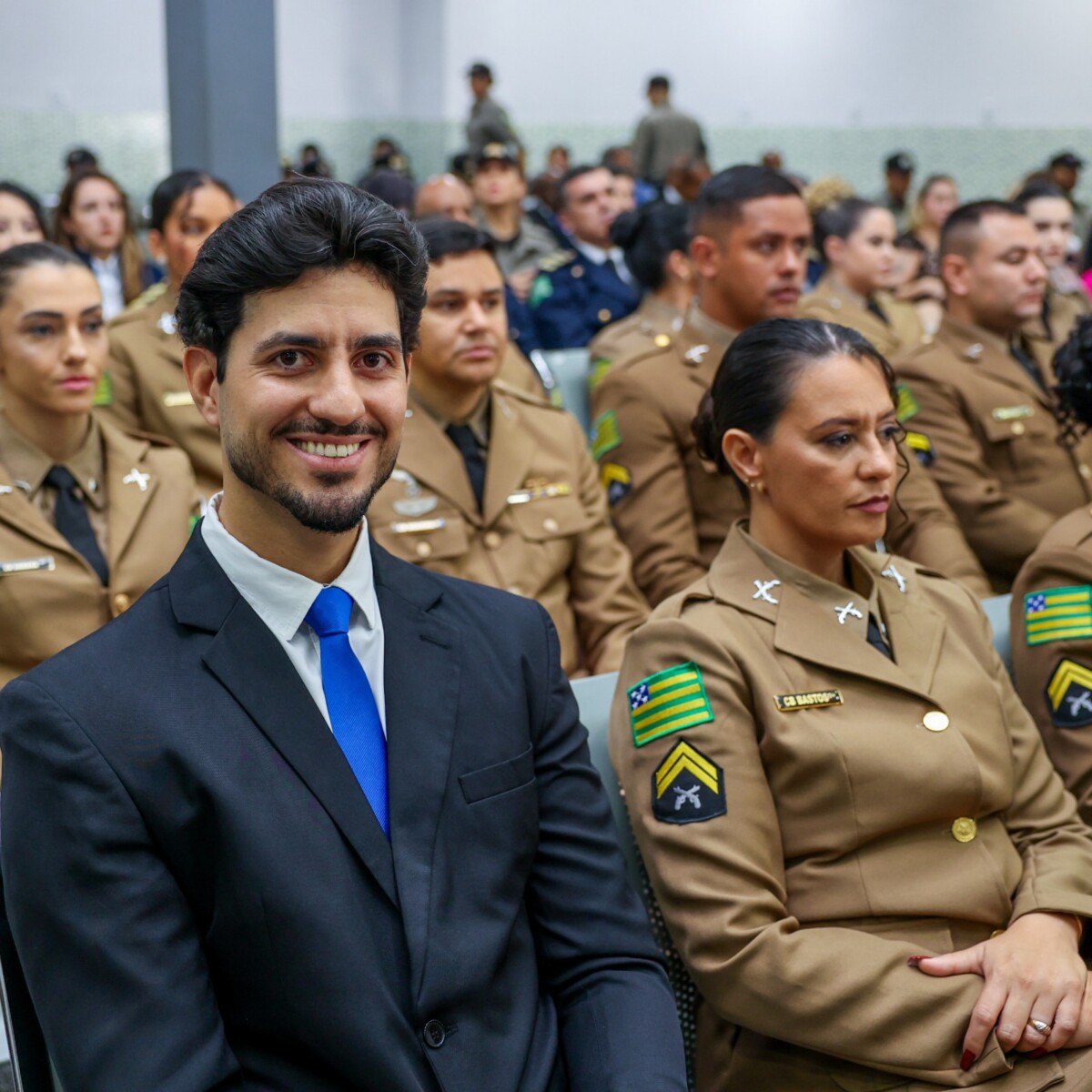 Policial civil conclui Curso de Comunicação Social da Polícia Militar de Goiás e participa de formatura