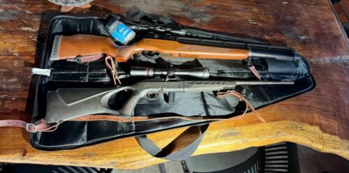 PCGO apreende armas de agressor doméstico em Iporá