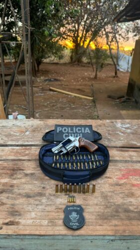 Polícia Civil prende condenado foragido por feminicídio brutal e apreende arsenal com mais de 600 munições e várias armas 