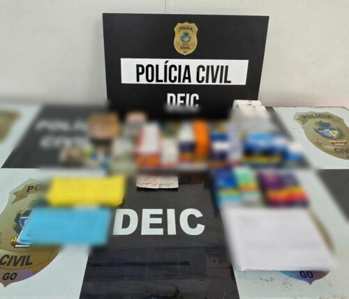 PCGO apreende medicamento abortivo e outros fármacos controlados em operação contra comércio ilegal