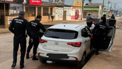 PCGO cumpre mandado de busca e apreensão em desfavor de investigado por crime de extorsão