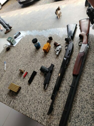 PCGO deflagra segunda fase da operação “Cota Marcada” e apreende armas e grande quantidade de munições