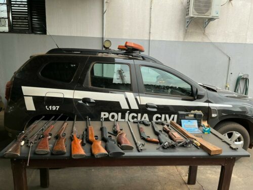 PCGO prende homem que mantinha oficina clandestina de armas de fogo em Montividiu