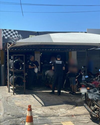 Polícia Civil apreende motocicletas com restrição de roubo e com sinais identificadores adulterados em Senador Canedo
