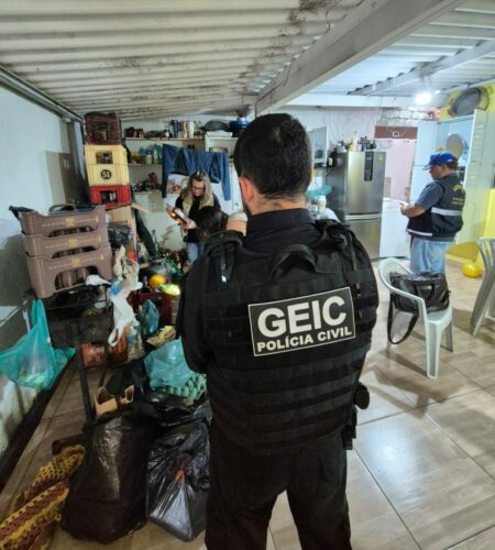 PCGO deflagra operação em Goiânia e apreende armas, munições e produtos contrabandeados